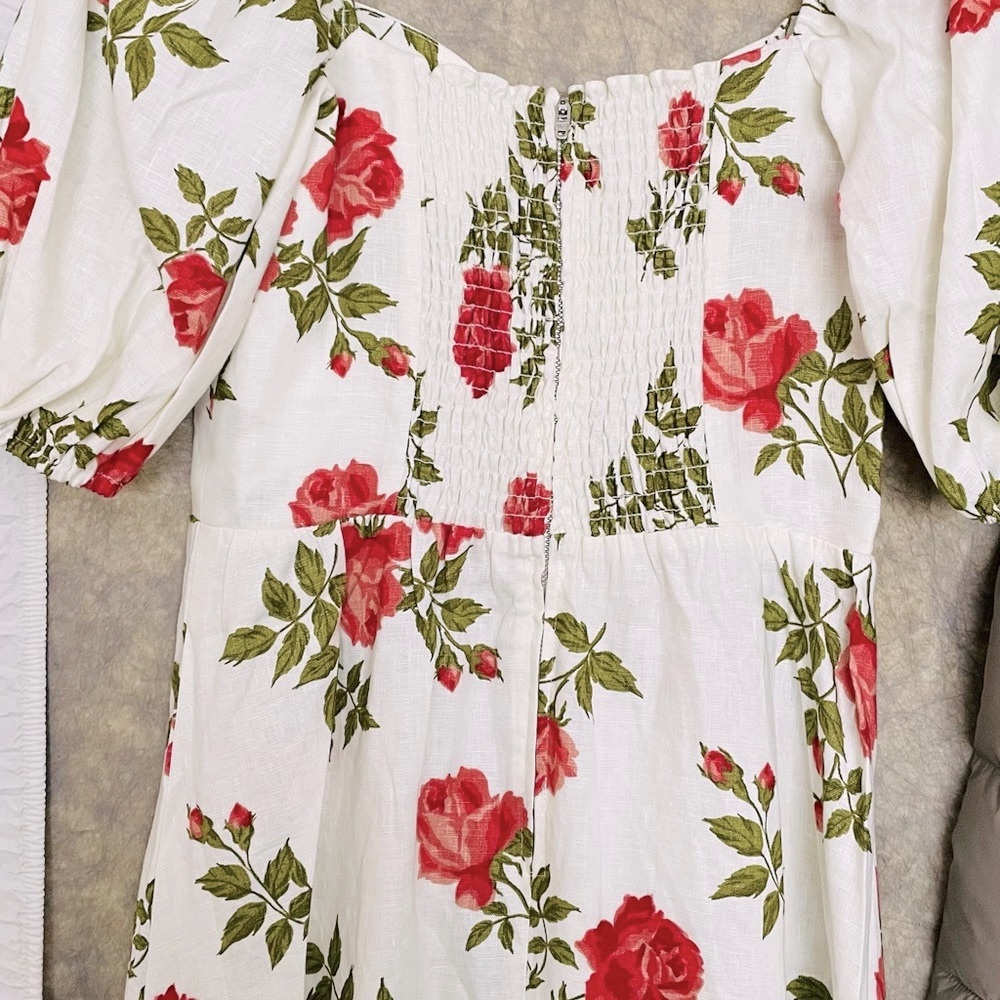 Reformation 100% Linen Dress  🍓 AUTHENTIC - Picture 9 of 10
